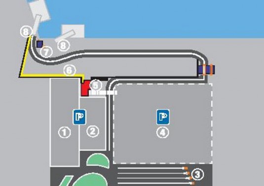 Parking of the terminal