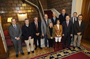 Representantes de la Fundación Puerto y Ría de Bilbao