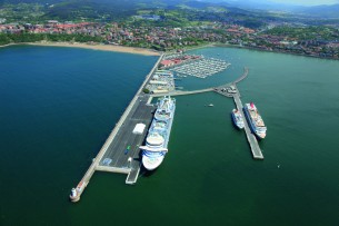 Vista de la terminal de cruceros