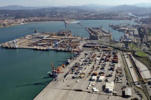 Vista de los muelles A2 y A1