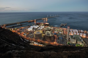Bahía Bizkaia Gas terminala Bahía Bizkaia Gas terminala