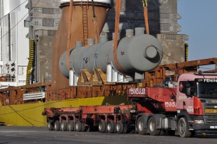 Operations with project cargo at the port of Bilbao