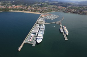 Vista de la terminal de cruceros