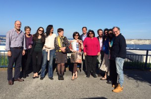 Representarives of the Port Authority<br /> with the indian businesswomen Representarives of the Port Authority with the indian businesswomen