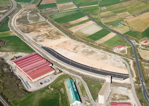 Vista de la terminal de Pancorbo