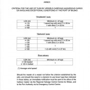 Criteria for the use of tugs by vessels carrying hazardous cargo or involving exceptional conditions at the Port of Bilbao