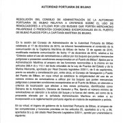 Resolución del Consejo de Administración relativa a criterios sobre el uso de remolcadores a utilizar por los buques que porten mercancías peligrosas o presenten condiciones excepcionales