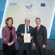 La AP de Bilbao, en el acto de homenaje del Gobierno vasco a las empresas con certificado EMAS