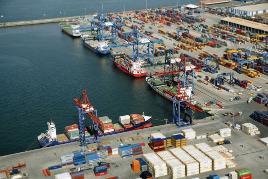 Terminal de contenedores del puerto de Bilbao