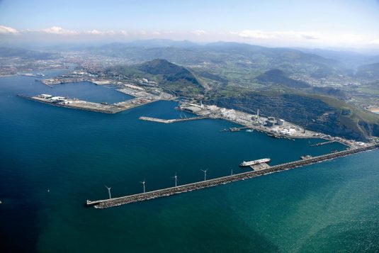 Port of Bilbao industrial zone