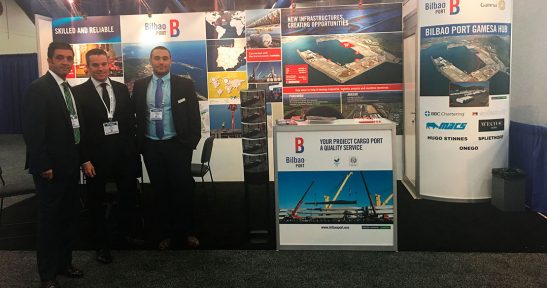 Bilboko Portuak Houstongo Breakbulk Americas azokan