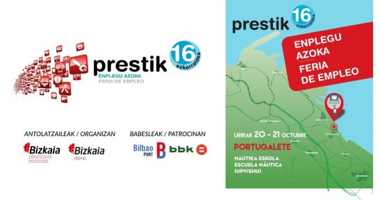 La Autoridad Portuaria de Bilbao participa en la feria de empleo prestik-ezkerraldea