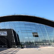 Las obras de la segunda estación marítima de cruceros del Puerto de Bilbao alcanzan su ecuador