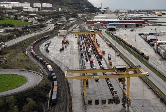 Port of Bilbao railway terminal