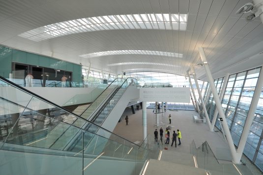 View of the inside of the terminal