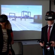 Biscay firefighters train for future emergencies in the Port of Bilbao using   virtual reality simulator, the only one in the country.