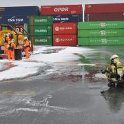 La Autoridad Portuaria realiza un simulacro de activación del Plan de Autoprotección del Puerto de Bilbao