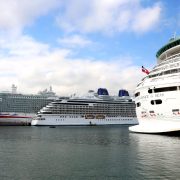 Port of Bilbao welcomes for first time some 9000 tourists on same day aboard three cruise vessels