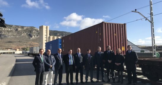 Inicio del servicio ferroviario entre Pancorbo y el Puerto de Bilbao