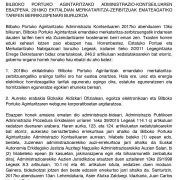 Bilboko Portuko Agintaritzako Administrazio-Kontseiluaren Ebazpena, 2018ko ekitaldian Merkataritza-Zerbitzuak Emateagatiko Tarifen Berrikuspenari buruzkoa