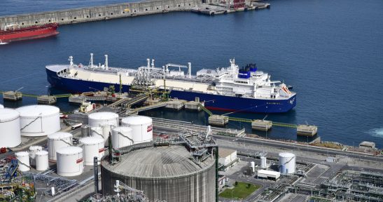 Bahia de Bizkaia Gas recibe por primera vez en la península Ibérica un metanero rompehielos procedente de Siberia