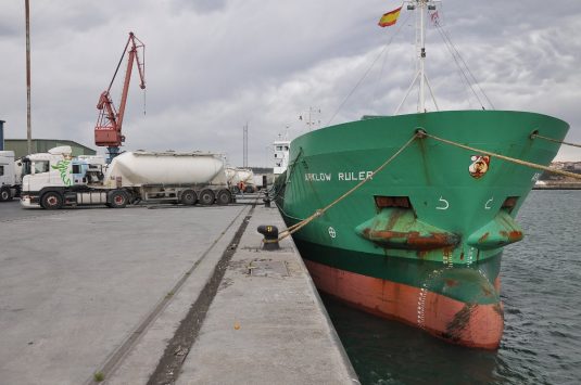 Loading cement