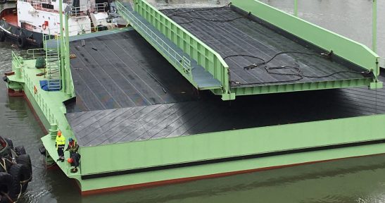 Construction works completed on new Ro-Ro Ramp