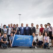 Diecisiete periodistas chinos visitan el Puerto de Bilbao al considerarlo el próximo punto de encuentro entre China y Europa Atlántica