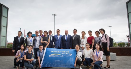 Seventeen Chinese reporters visit Port of Bilbao considering it will be the next meeting point between China and European Atlantic