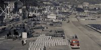 Muelle de Abando en la década de 1960