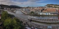 Bilbao: the river Nervión and Zorrotzaurre Island