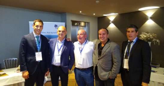 Representantes del Puerto de Bilbao participan en la bolsa internacional de cereales del Duero para promover el tráfico agroganadero
