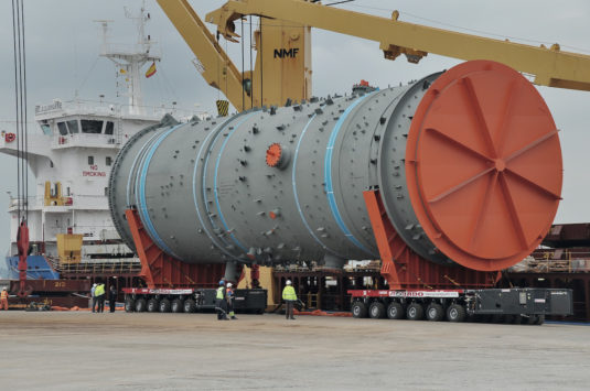 Project cargo in the Port of Bilbao