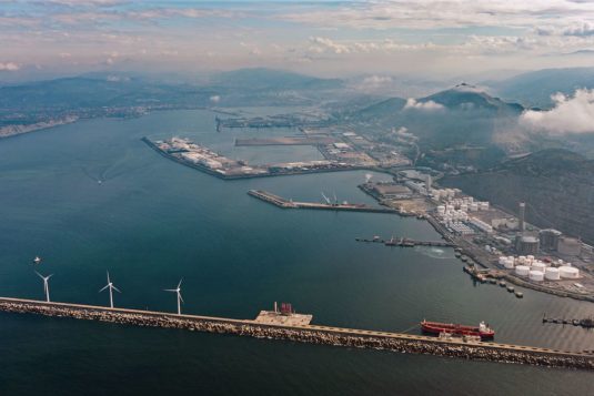 General view of the port of Bilbao General view of the port of Bilbao