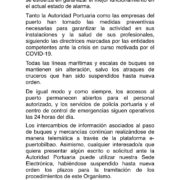 The Port of Bilbao is maintaining its activity and logistics operations