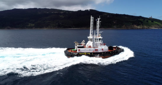 The Port of Bilbao, venue for the testing of the new gas and diesel-powered tugboat