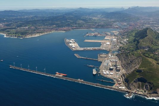 The port of Bilbao