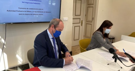 Convenio de colaboración entre la Autoridad Portuaria de Bilbao y el Ayuntamiento de Santurtzi para la mejora del entorno urbano