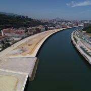Concluyen las obras de relleno  de la Margen izquierda del Canal de Deusto