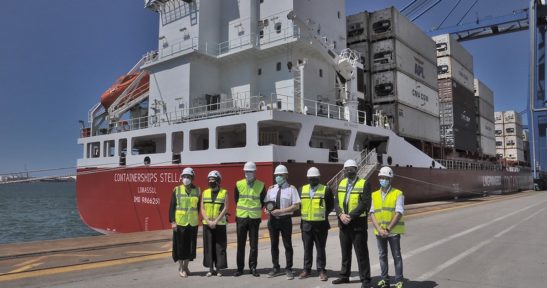Containerships Stellar, segundo portacontenedores a GNL que atraca en junio en el Puerto de Bilbao