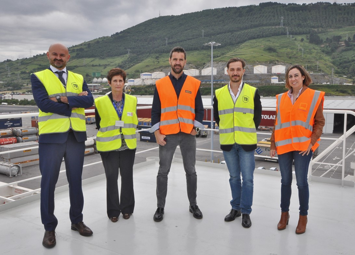 Finnlines´and Port Authority´s representatives Finnlines´and Port Authority´s representatives