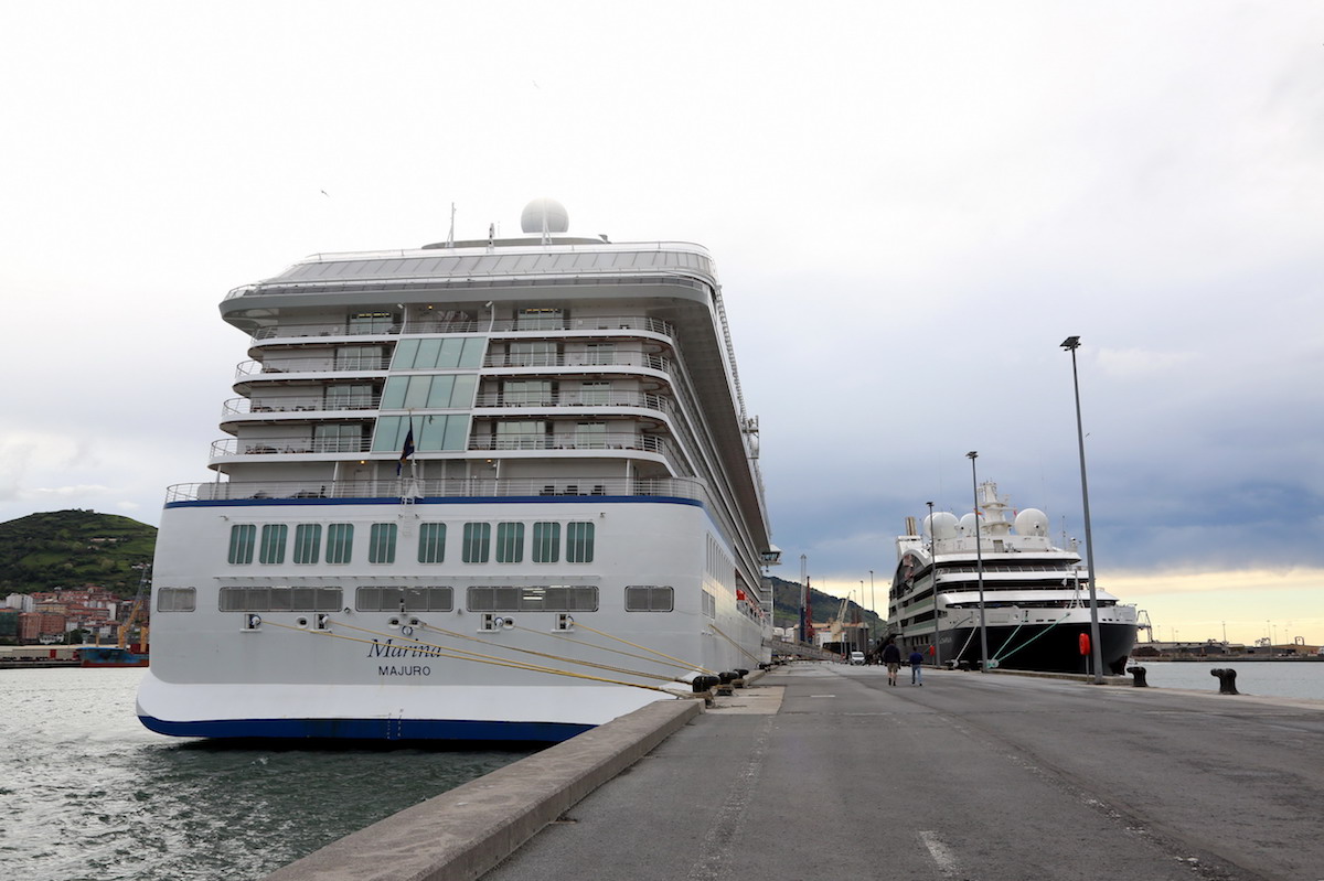 El crucero MARINA en Getxo, hace dos años El crucero MARINA en Getxo, hace dos años