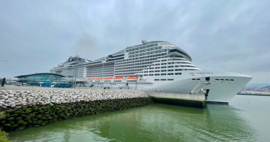 The Port of Bilbao welcomes the spectacular MSC Virtuosa, one of MSC’s largest and most environmentally friendly cruise ships.