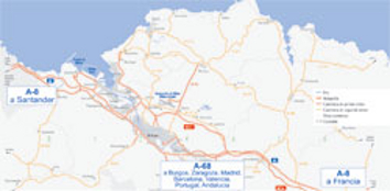 Map Port of Bilbao Mapa Puerto de Bilbao