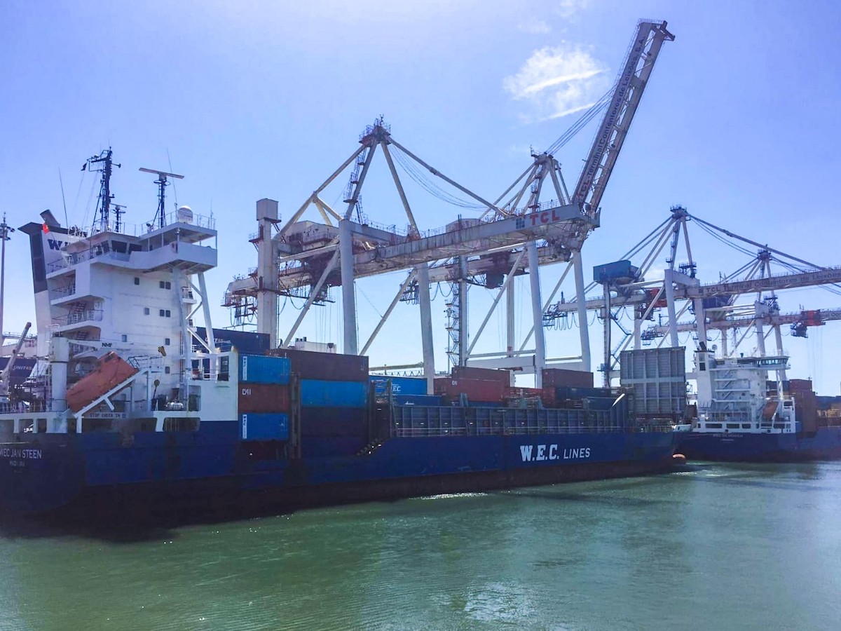 One of the WEC Lines´ motor vessel One of the WEC Lines´ motor vessel