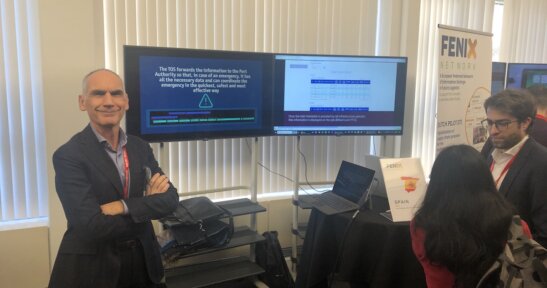 The Port Authority of Bilbao presents in Brussels the actions taken to improve the speed and safety of goods within the European FENIX project.