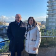 The Port Authority begins work to replace the footbridge linking Avenida Murrieta and Paseo Reina Victoria in Santurtzi