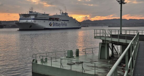 The Galicia ferry starts operating on the Brittany Ferries Bilbao-Portsmouth service