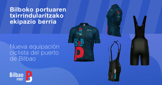 The Port of Bilbao joins the Tour with a new cycling kit