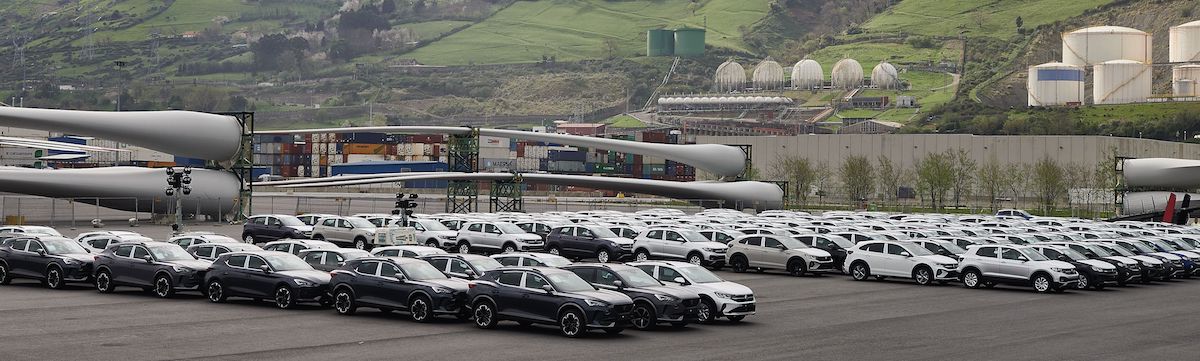 New cars to be exported from port